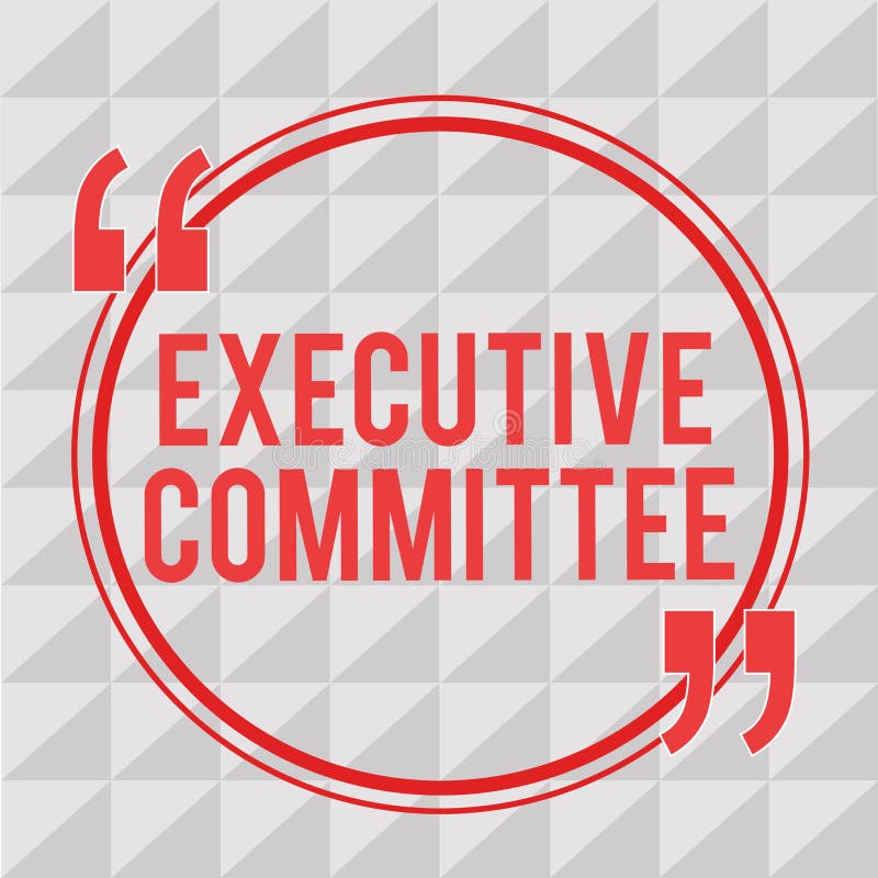 Executive Committee Meeting